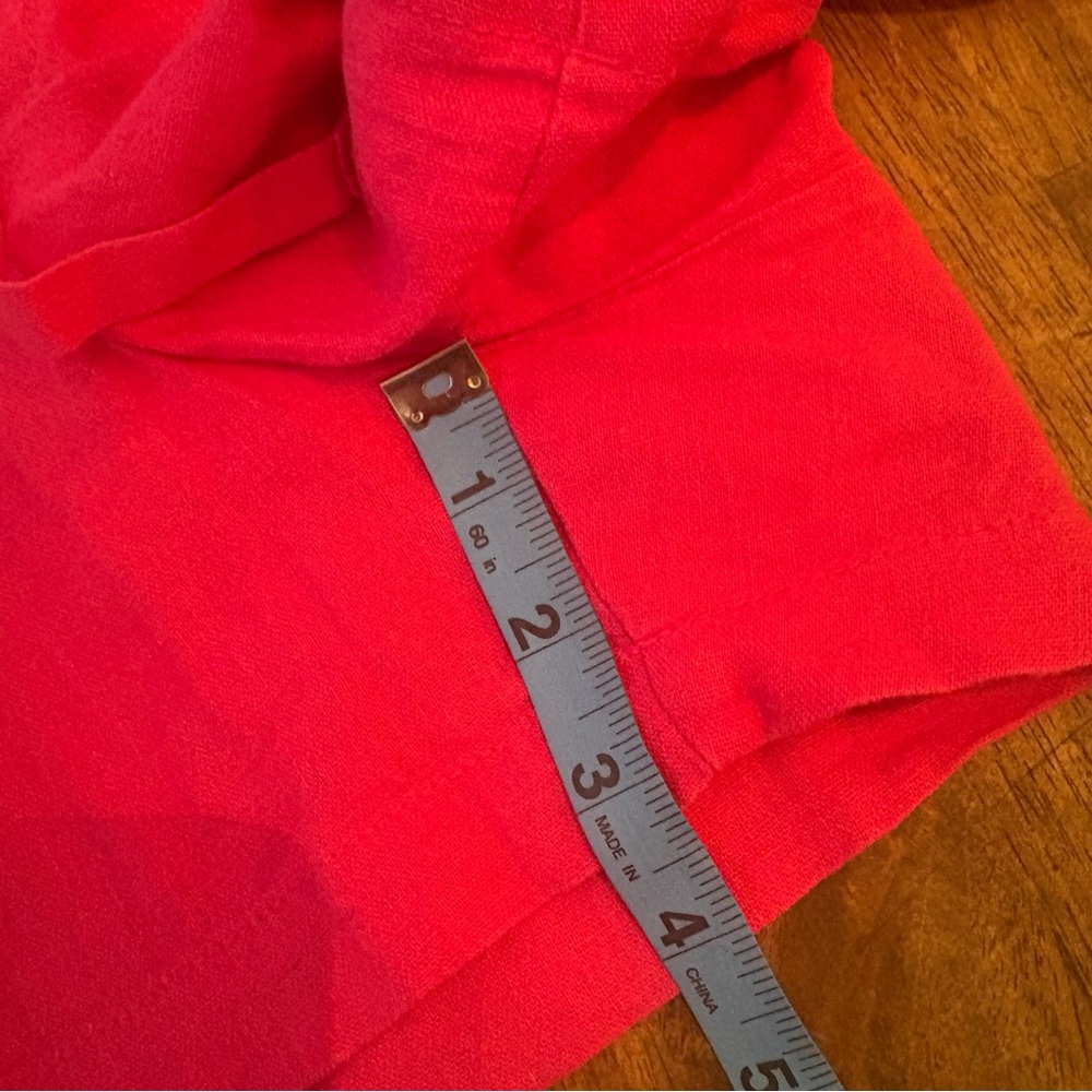 GAP Hot Pink LINEN Blend Pull On Shorts! Excellent condition! Pockets! Medium - Picture 9 of 10